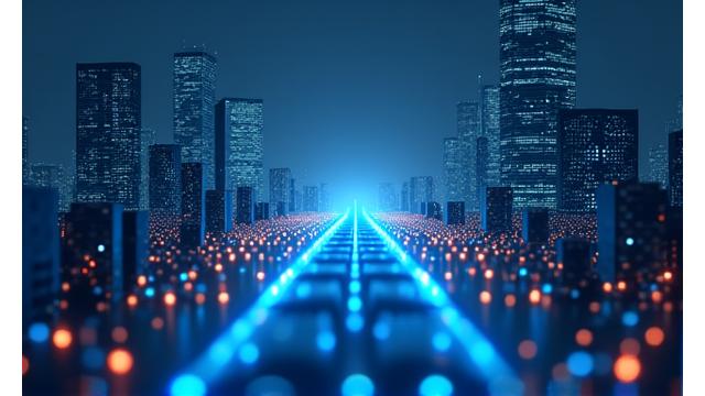 Interconnected systems symbolizing integration with traditional finance
