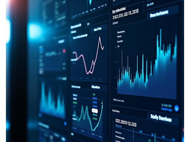 A dashboard displaying graphs and charts of a token's economic model, including supply-demand curves, inflation rates, and staking rewards, with interactive elements.